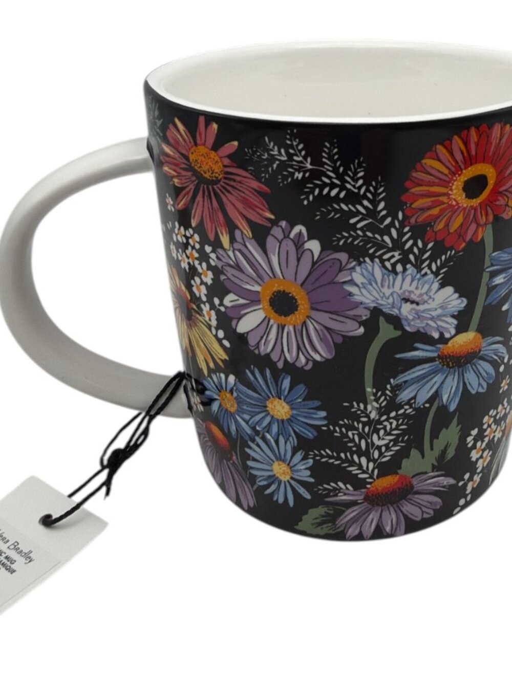 Vera Bradley Daisy Daisies Coffee Tea Mug Flowers Floral NWT - Picture 3 of 5